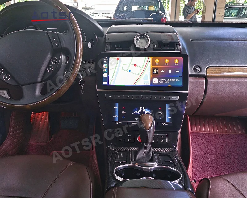 For Maserati Quattroporte M139 5th Gen 2004~2012 Android Car Radio Cluster Instrument Panel Cockpit Multifunctional Speedometer
