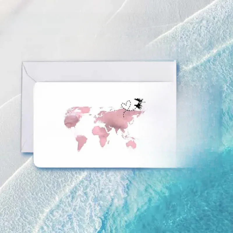 Voyage Surprise personnalisé révéler carte à gratter carte d'embarquement de vacances billet de voyage cadeau de noël Coupon annonce de vacances