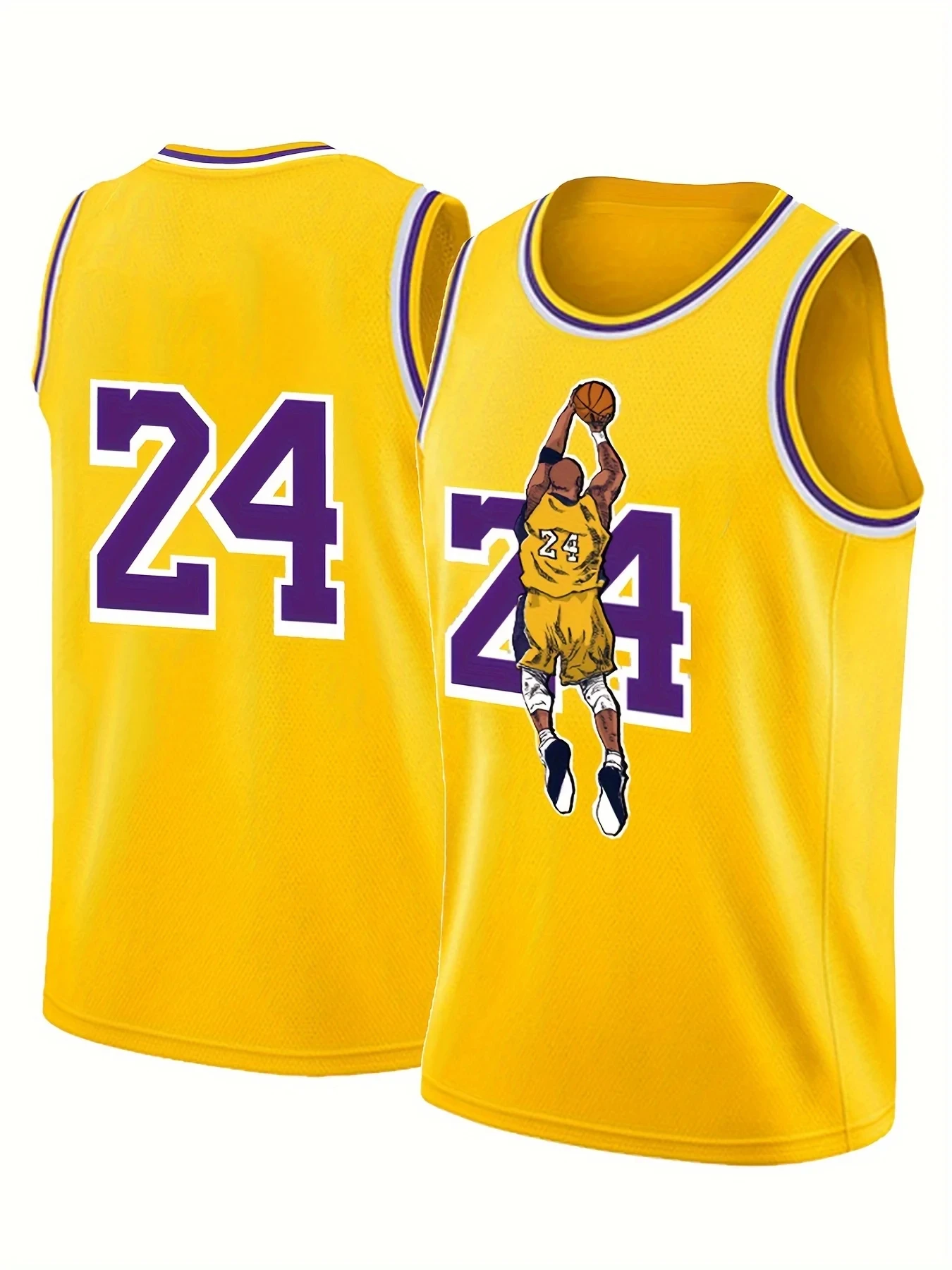 Letnia kamizelka dziecięca Koszulka do koszykówki dla dorosłych Tank Kobe 24 Jordan 23 James 23 Kamizelka Topy sportowe Chłopcy T-Shirt letnia