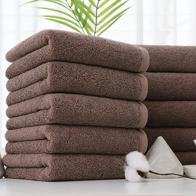 [Cotton Cloud] very thick 200g 100% cotton, 30 water Hotel towel, 5/10 Brown, bath towel, 40*80cm Cotton Cloud