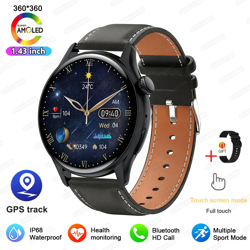 2026 Nieuwe Smartwatch Dames 1.43" Ultradun AMOLED HD Scherm Sport Fitness Armband Aangepaste Wijzerplaat Spraakoproep Dames Smartwatch