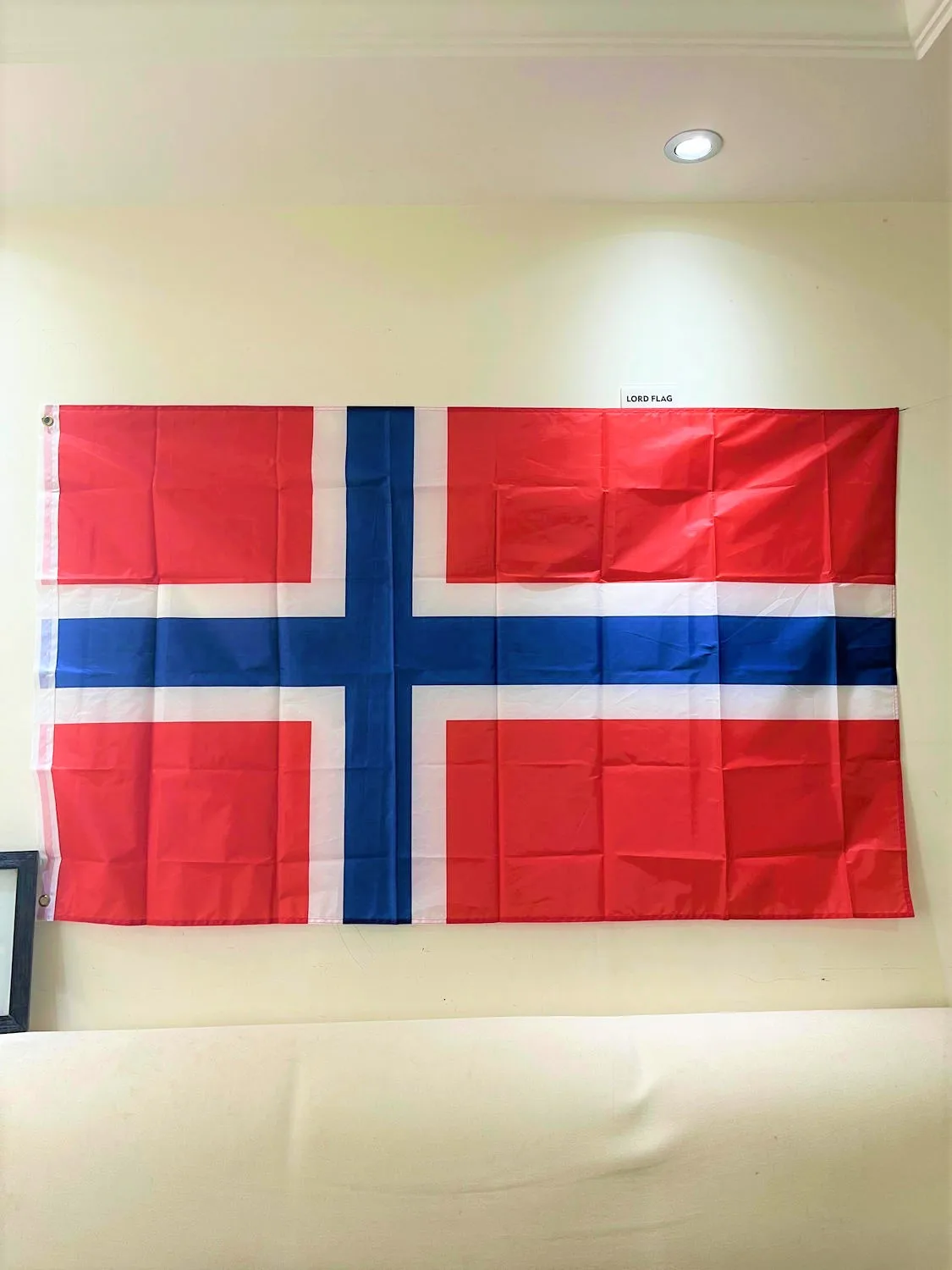 Norway National Flag 90X150cm Hanging Printing Norwegian NOR Red Blue Cross Norway FlagsNoreg Norg indoor Banner