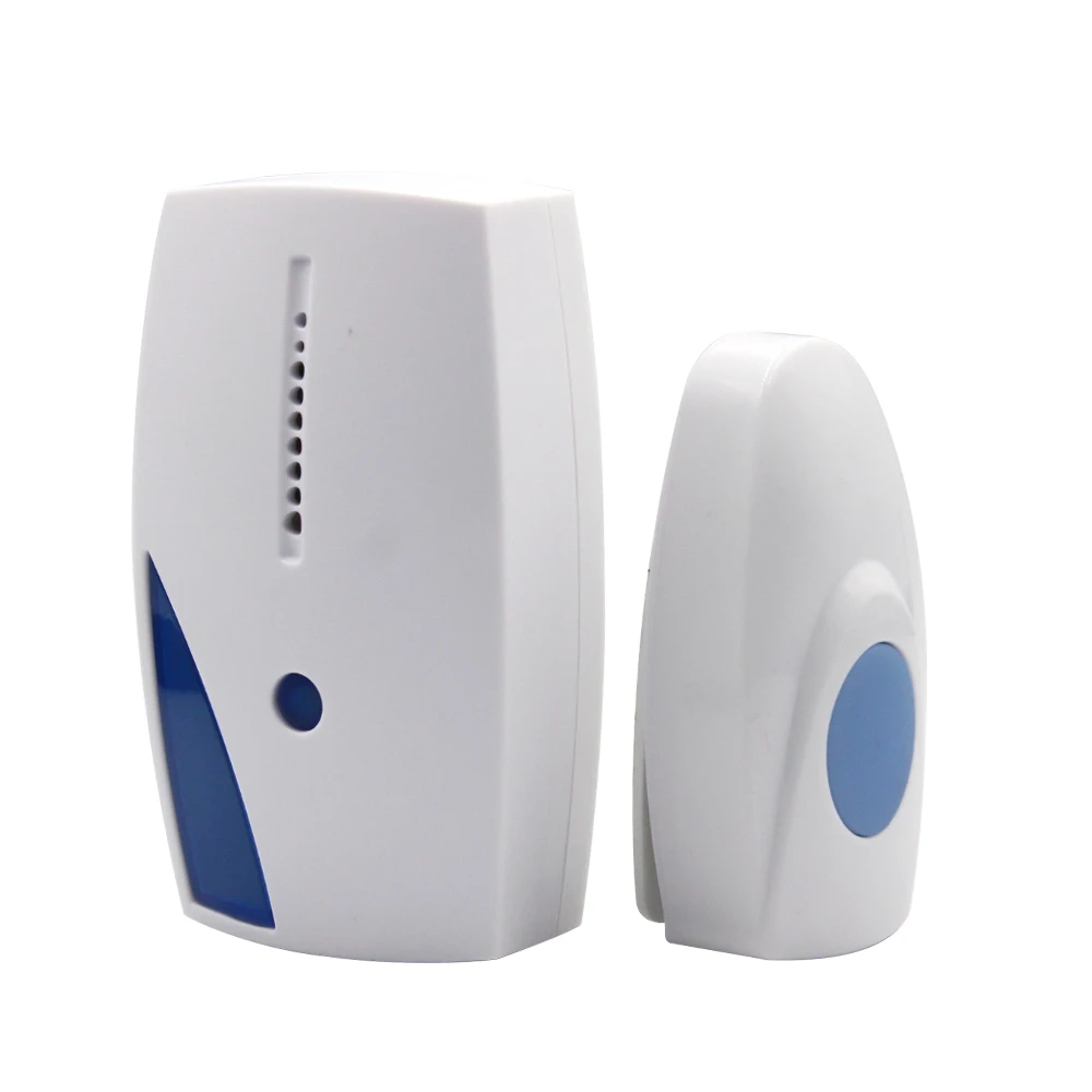 Intelligent Wireless Doorbell With LED Indication 36 Tunes Door Bell 315MHz 100 M Range Remote Control Transmitter + Receiver