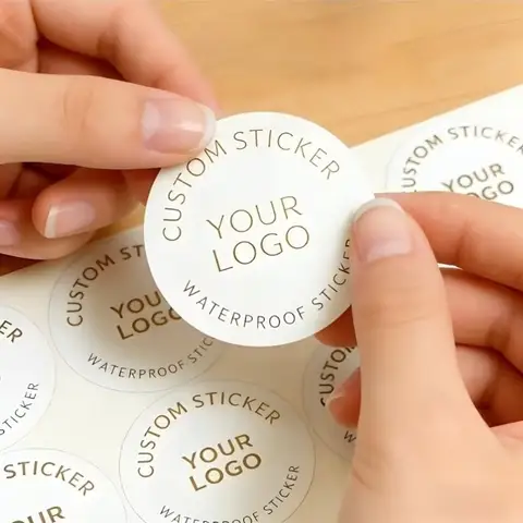 Personalized Round Stickers, Suitable for Various Occasions, Custom Logo and Photo, Birthday Party Invitations Party Supplies