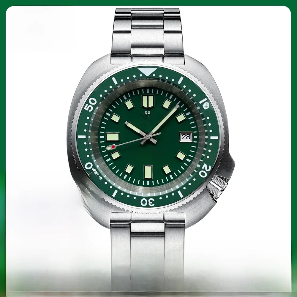 SD1974l Steel dive Ar Saphirglas Uhr 44mm Mann Tauch design Edelstahl automatische mechanische Uhr Keramik Lünette Taucher uhr