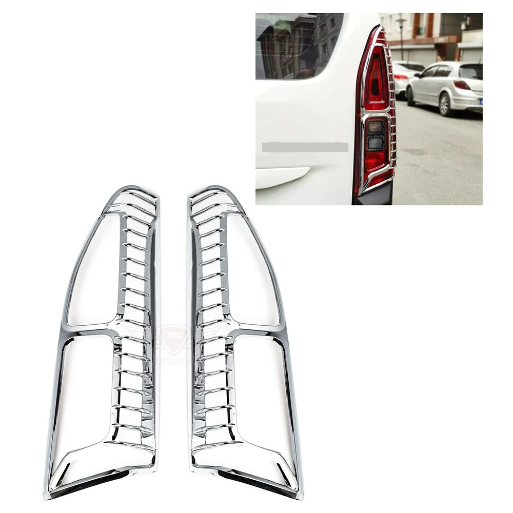 Chrome stop frame for Citroen Berlingo 2 pcs. Abs. Between 2019-2023 models. A + quality automotive modified car