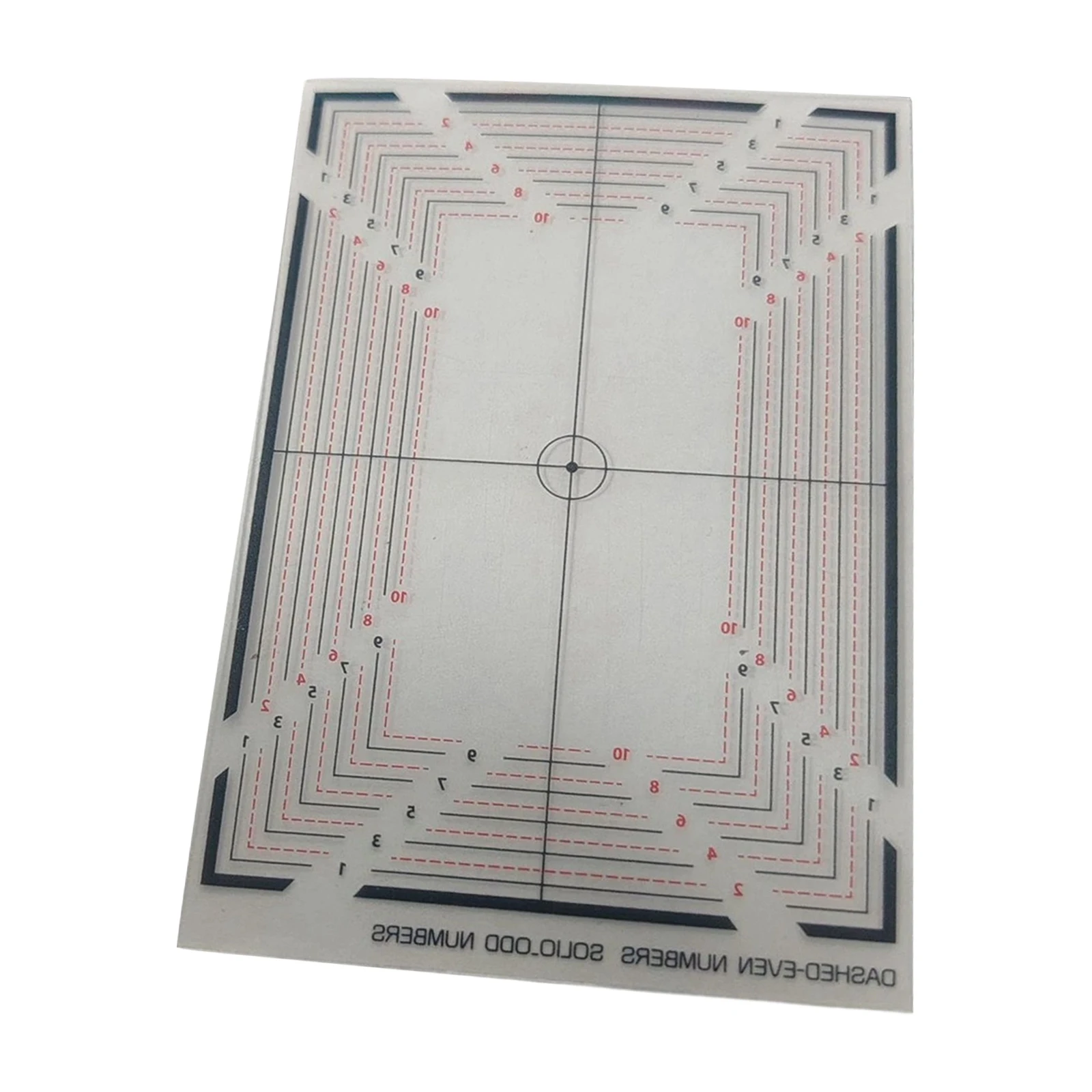 Trading Card Centering Tool Translucent Card Centering Tool Clear PSA Card Grading Centering Tool Sturdy Professional