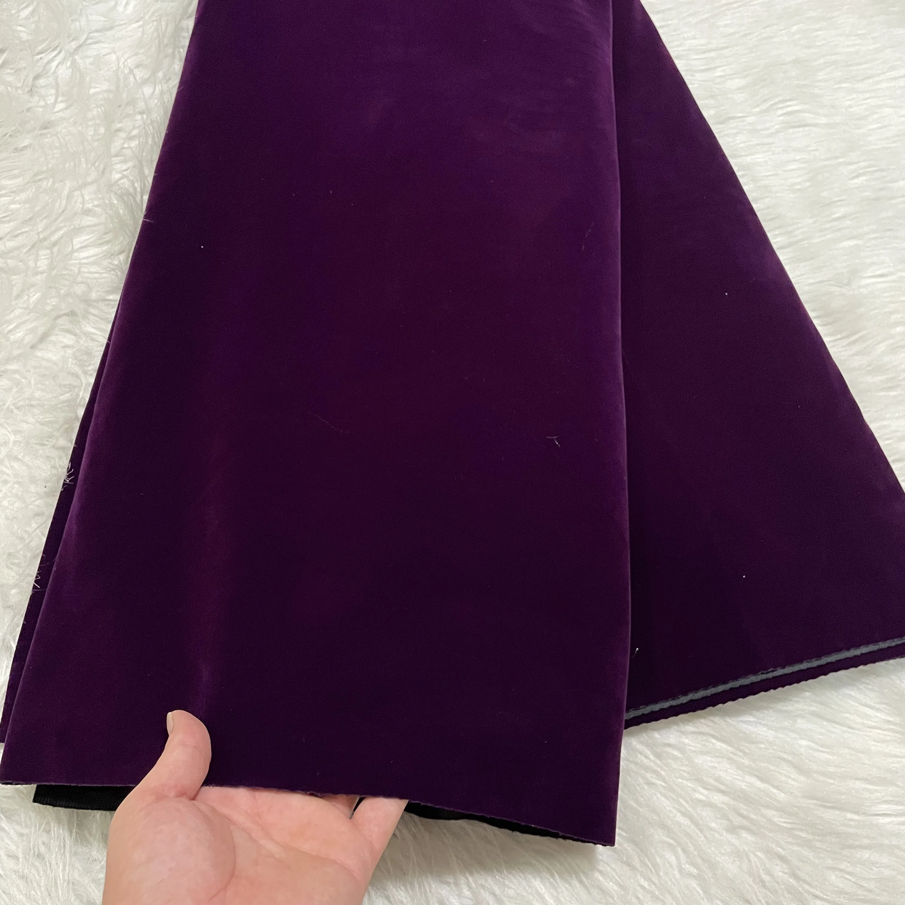 Luxury Thickened Velvet 5Yards Lace Fabric Match Nigerian Hayes Damask 2.5 Yards Headtie for Wedding Dress Lady DIY Sewing