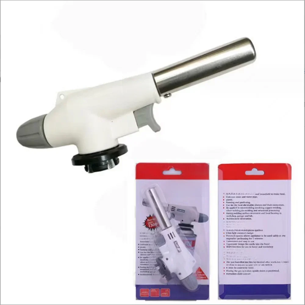 Allumeur de cuisson pour Barbecue en plein air, brûleur de carte, pistolet de pulvérisation à noyau en céramique, petite torche de soudage, pistolet à flamme pour la cuisine et le chauffage