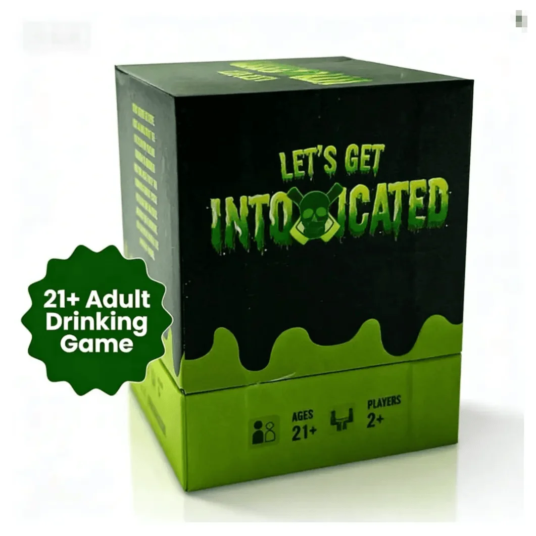 

Let’s Get Intoxicated Drinking Card Game – 150 Card Fun Party Game for Adults with Dare & Challenge Cards, Ideal for Game Night & Group Celebrations