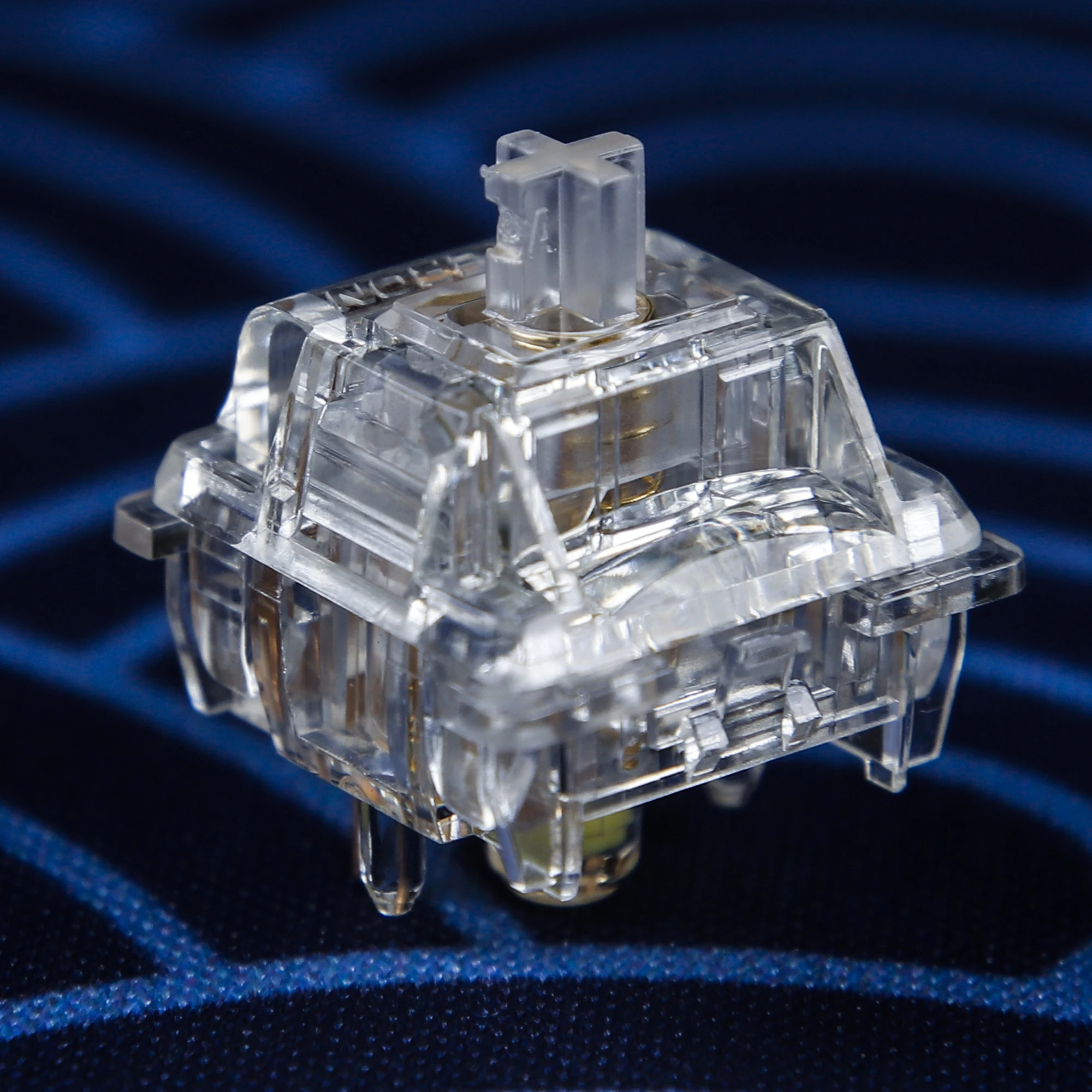 Gateron North Pole Yellow Switch V2 5 pin Transparent Switches 50g Linear Mechanical Keyboard Custom Switch