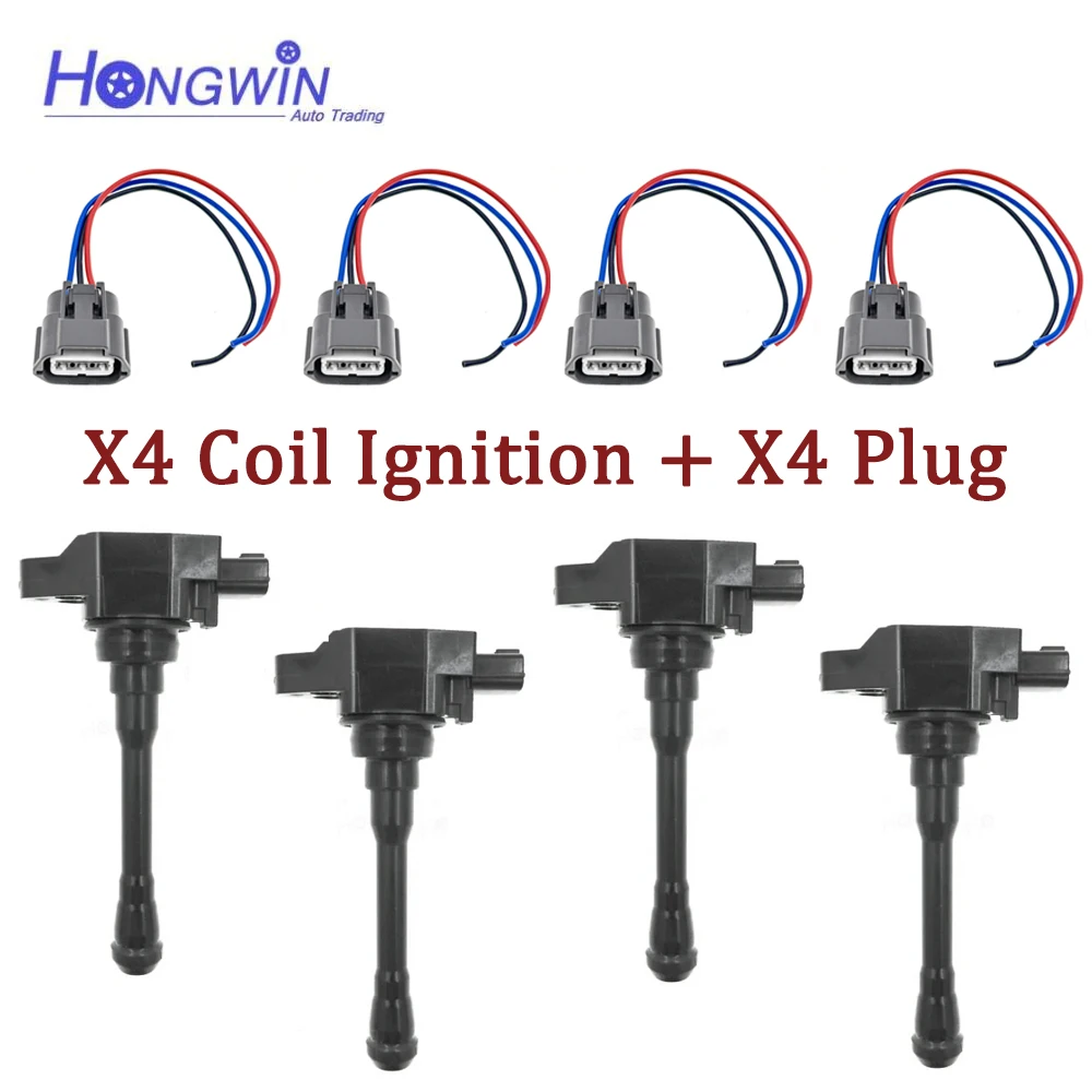 4pcs 22448-1KT0A 22448-ED000 22448JA000 Ignition Coil For Infiniti