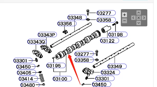 JH Camshaft For Mitsubishi Galant (EA) Airtrek CU2W Chariot N83W Outlander CU2W RVR N63W Engine 4G63 MD338529