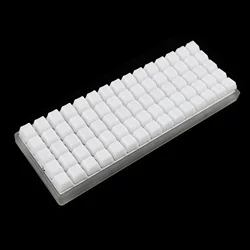Fog Black Clear Blank Keycaps ABS Shine Through OEM Profile For Ortholinear Layout MX Keyboard XD75 ID75 Planck Preonic Niu40