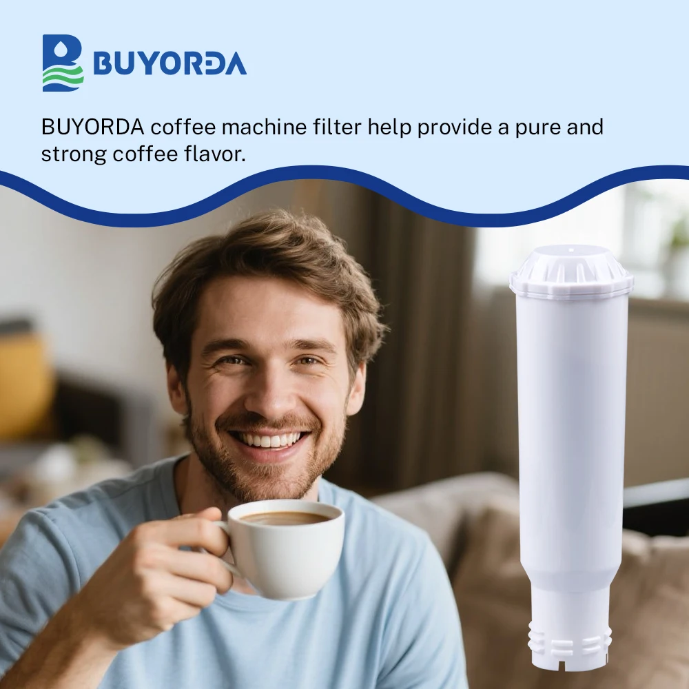 خرطوشة فلتر ماء من Buyorda، بديل متوافق مع for Bosch، for Siemens، for Krups F088، for AEG وfor Gaggenau لماكينات القهوة، عبوة من 6 قطع