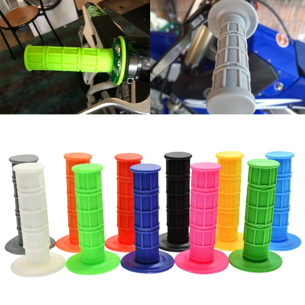 AliExpress XCMT 12 Colours Handle Grips Dirt Pit Bike Motorcycle Motocross 22mm Universal Handle Bar Grip For CR CRF YZF KXF SXF EXC KX YZ XCF
