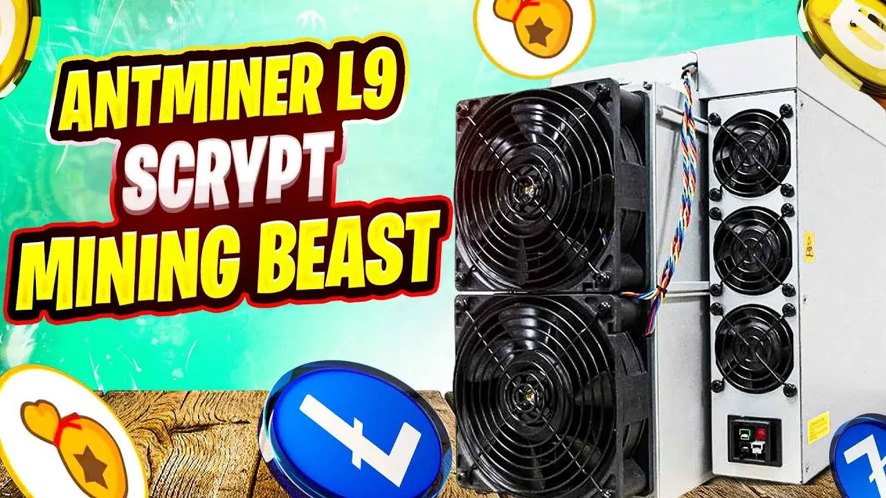 AB COMPRE 2 OBTENGA 1 GRATIS NUEVO Antminer L9 Scrypt King - Unboxing, configuración, ruido, consumo de energía