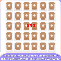 Dust Bag Fit For iRobot Roomba 104/ 105 / Plus 405 / 504 / 505 / Max 705 Vac / Combo, Essential Vac 2/ Combo 2 Essential Parts