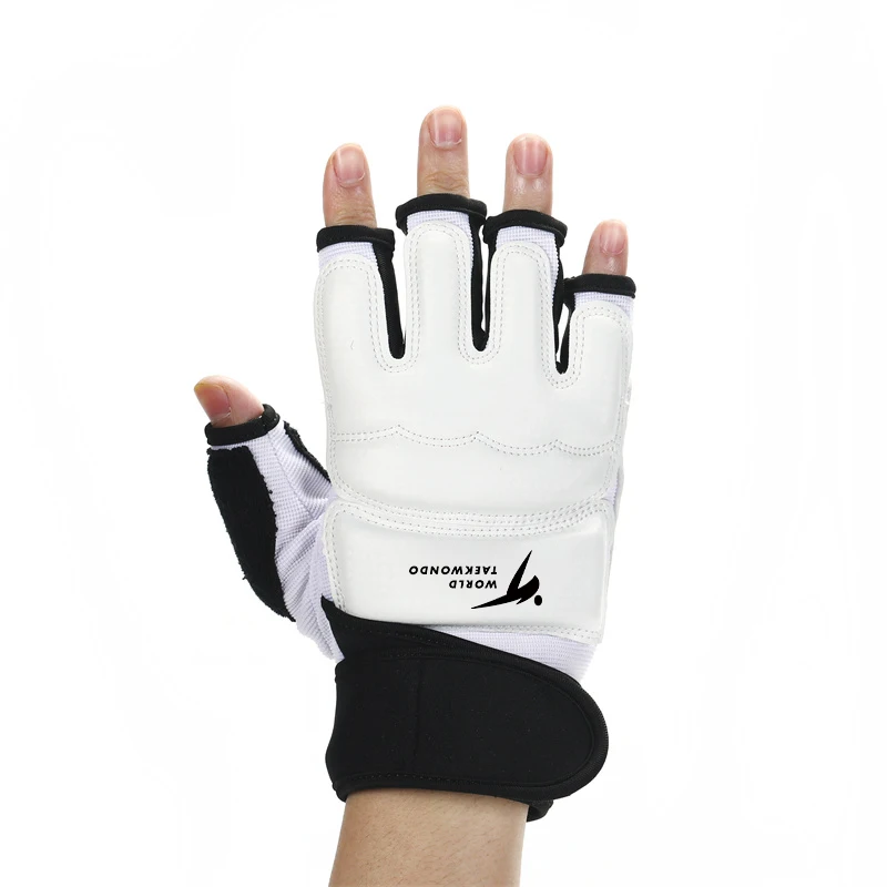 Half Finger Boxing Gloves Adults Kids Hand and Foot Guards Boxing Fighting Sandbag Training MMA Sanda Karate Muay Thai Fitness