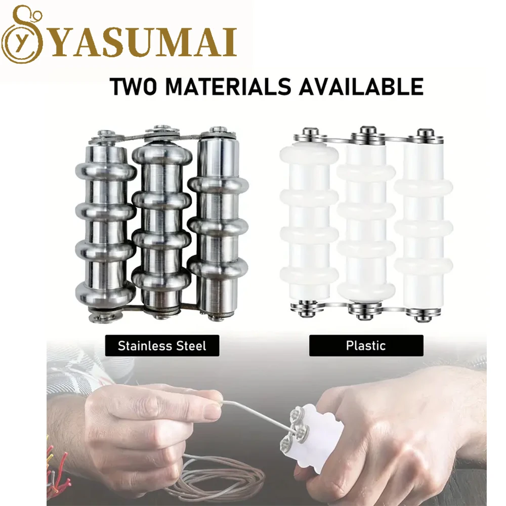 Yasumai Metal Nylon Wire Straightening Machine Copper Silver Gold Wire Metal Manual Straightening Tool