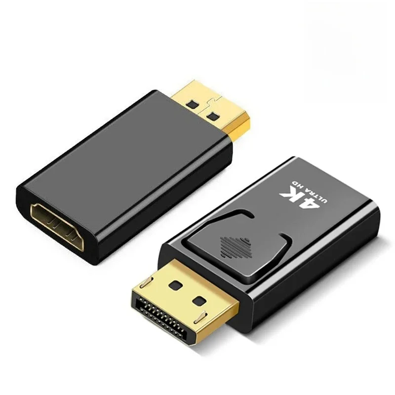 Adaptateur DisplayPort vers HDMI 4K 1080P DP mâle vers femelle HD TV câble Audio vidéo Compatible HDMI pour TV PC ordinateur portable
