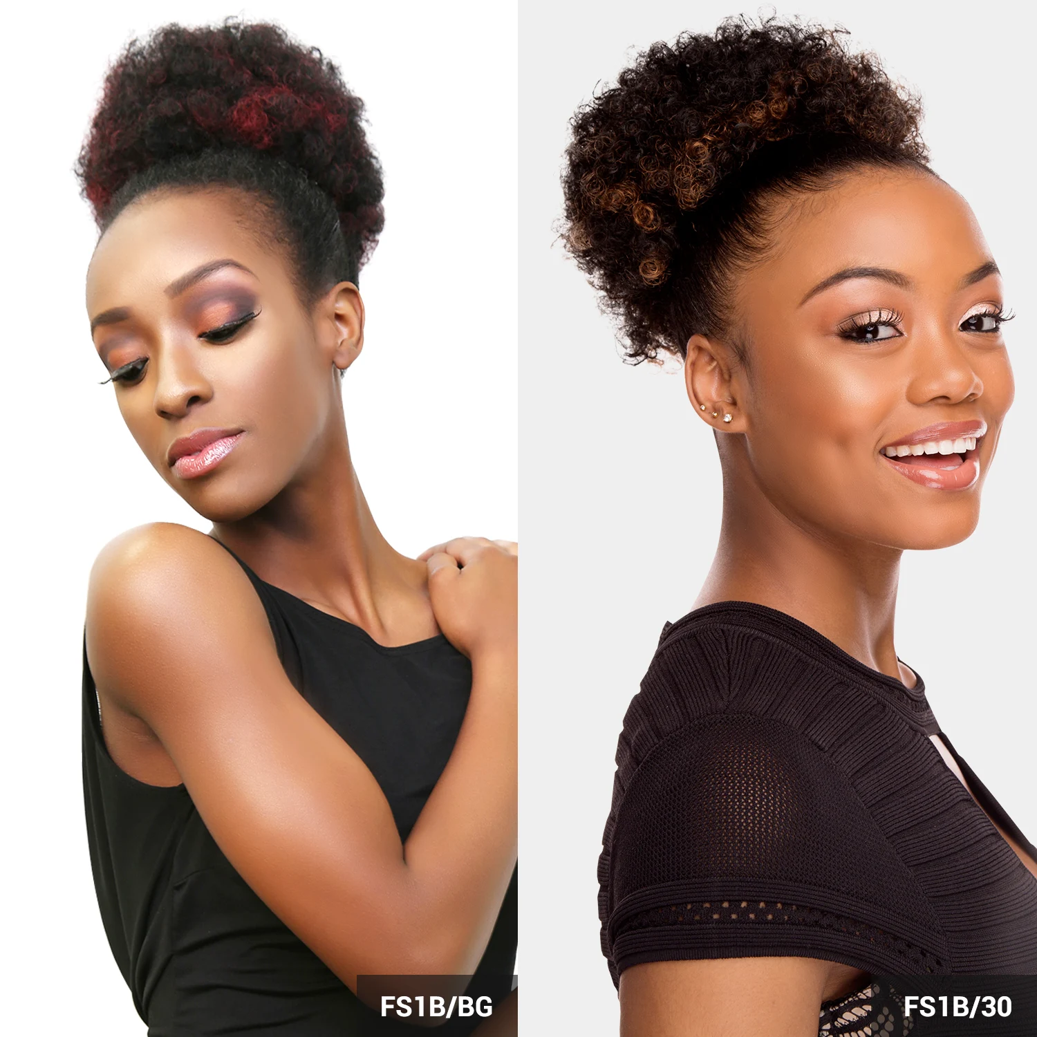 فوري جليتز الاصطناعية الرباط ذيل حصان الرجعية نفخة صغيرة