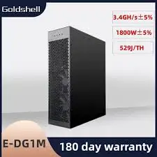 AJ   buy 5 get 3 free Goldshell E-DG1M .4G 1800W ALPH Silent Home Miner with PSU. PAY ONLY 50% NOW & 50% After Deliver