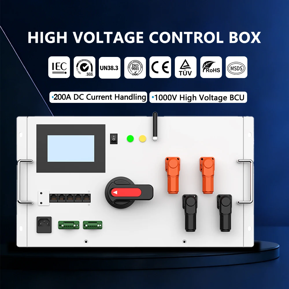 JKESS EU Stocks 200A High Voltage Box Master controller and Slave Active balance BMS Compatible with LiFePO4 Energy Storage
