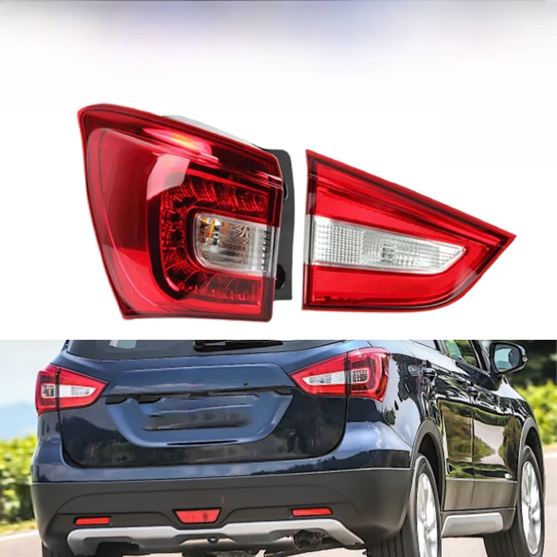 Auto Led-achterlicht Voor Suzuki SX4 S-CROSS 2017-2021 Auto Achterlicht Brake Reverse Richtingaanwijzer waarschuwingslampje Achterlicht Accessoires - afbeelding 2