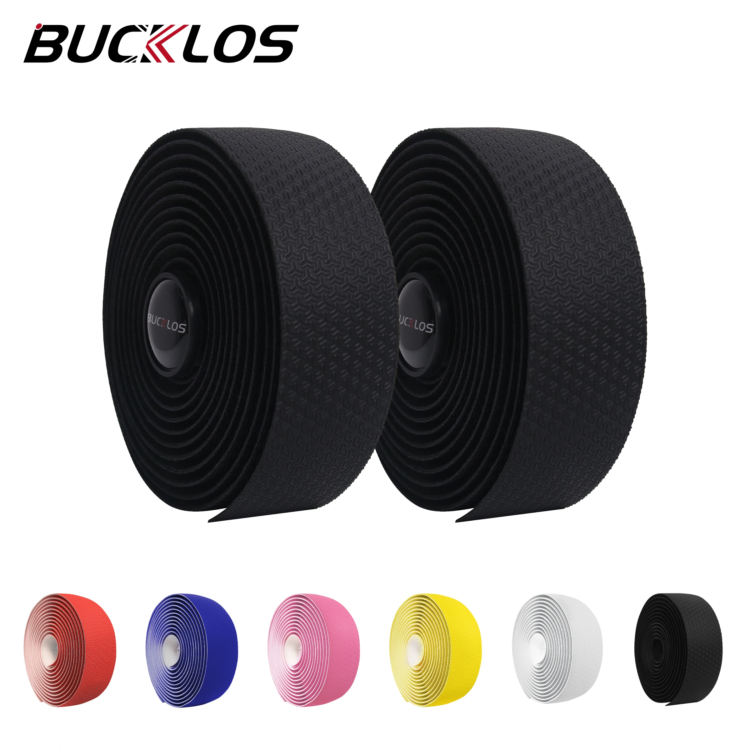 BUCKLOS Road Bike Bar Tape Bicycle Handlebar Tapes EVA/PU Soft Anti-Vibration Speed Cycling Wrap Tape Durable Drop Bar Strap