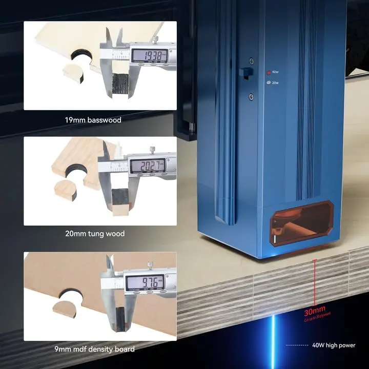ATOMSTACK A40 S40 Max X40 Pro 210W maszyna do grawerowania profesjonalna laserowa podwójny tryb 24W/48W grawerka metalowa Auto Air Assist