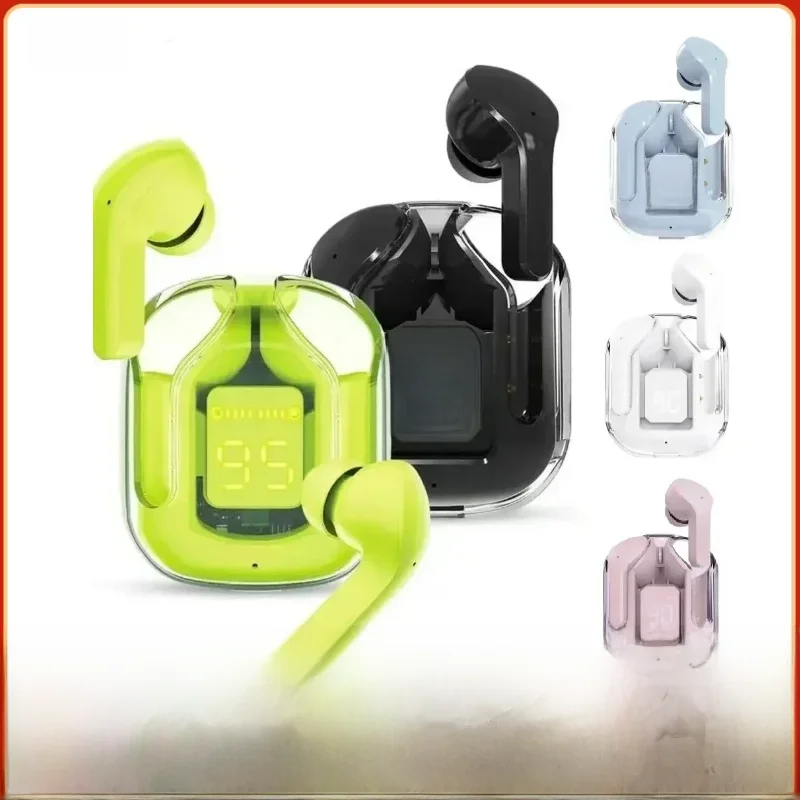 Écouteurs sans fil Bluetooth T2 d'origine, casque HIFI Transparent, alimentation LED, affichage numérique, son stéréo, pour Xiaomi