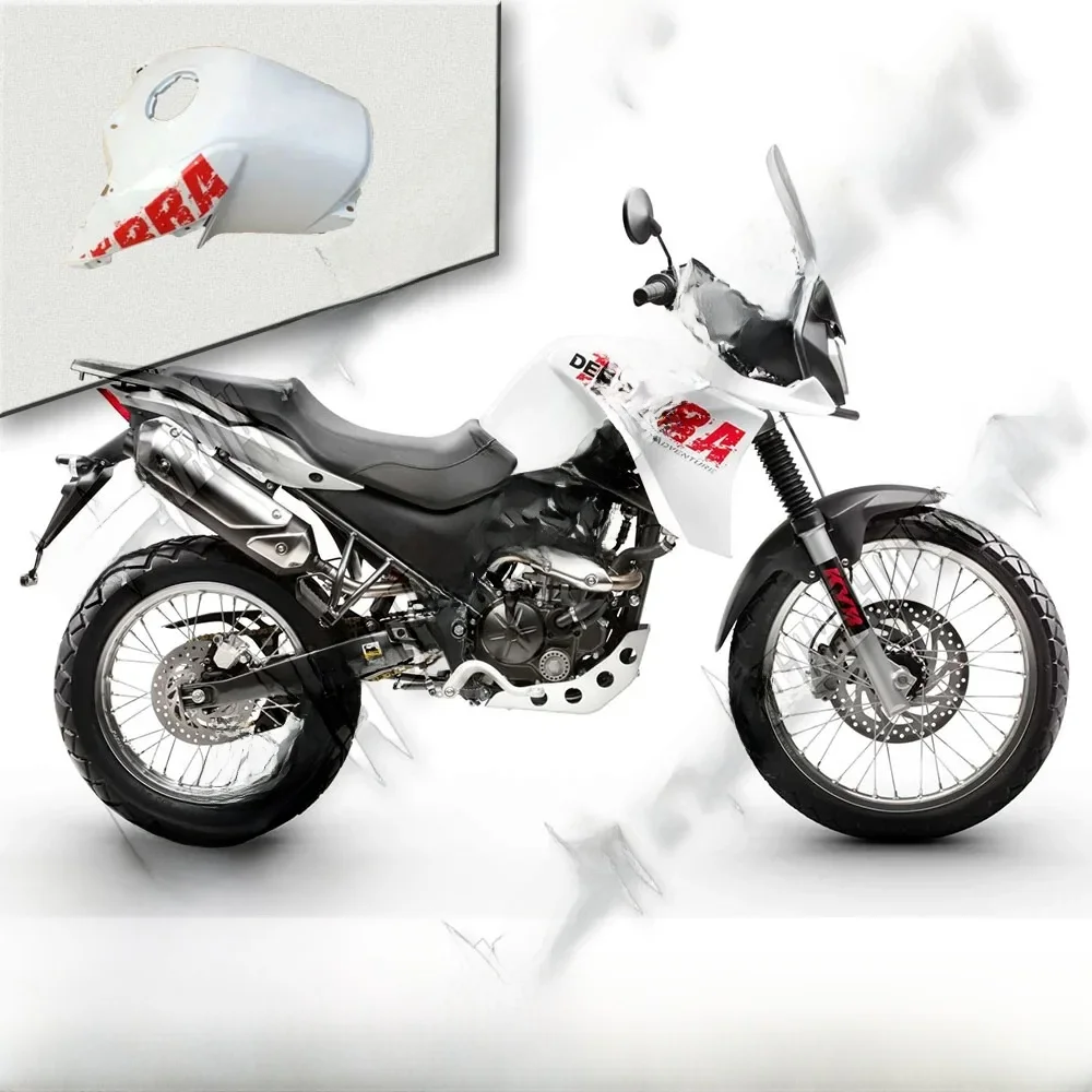 Geschikt voor Derbi Terra 125 ADVenture 125. Speciale brandstoftankbehuizing brandstoftankbescherming brandstofbeveiliging originele accessoires - afbeelding 2