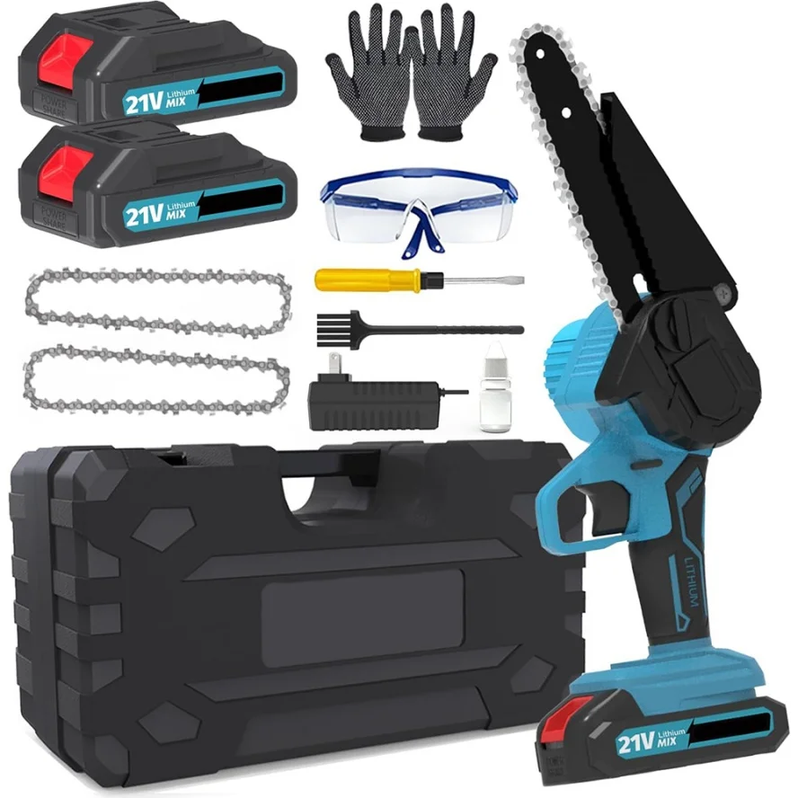 6 Zoll bürstenlose kabellose elektrische Säge 800W elektrische Kettensäge Holzbearbeitungs- und Gartenpflegewerkzeuge für Makita 18V Akku