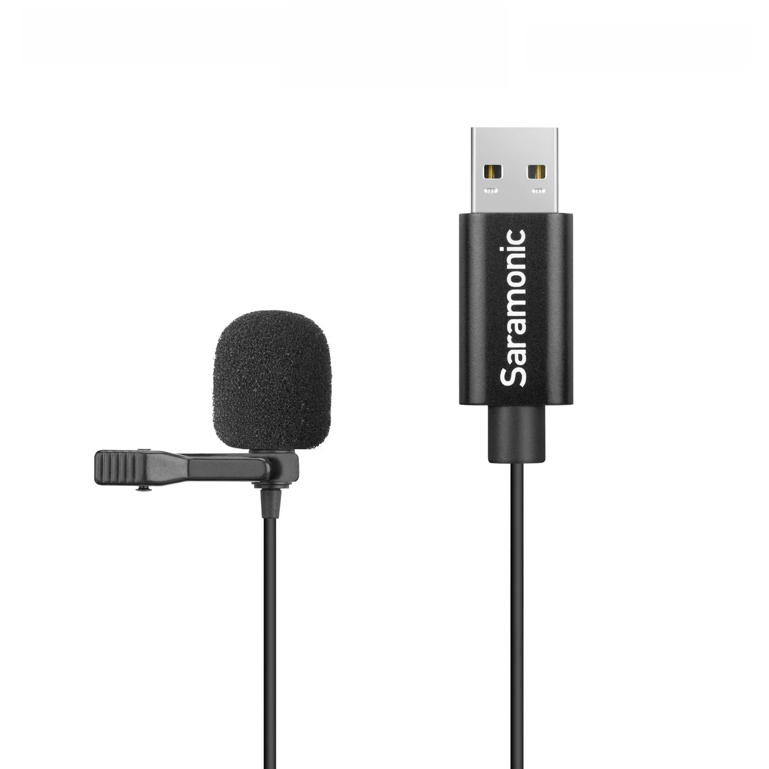 Saramonic-microfone de lapela sr-ulm10/l, usb, para windows, mac, pc, computador, laptop, youtube,