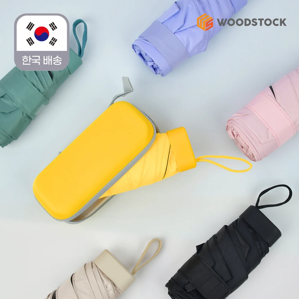 Women's Mini Pocket 5-stage umbrella 7 color, Small Woo Yang, Light, Small Sun-sized, ultra-mini U Yangsan, margas long mini umbrella