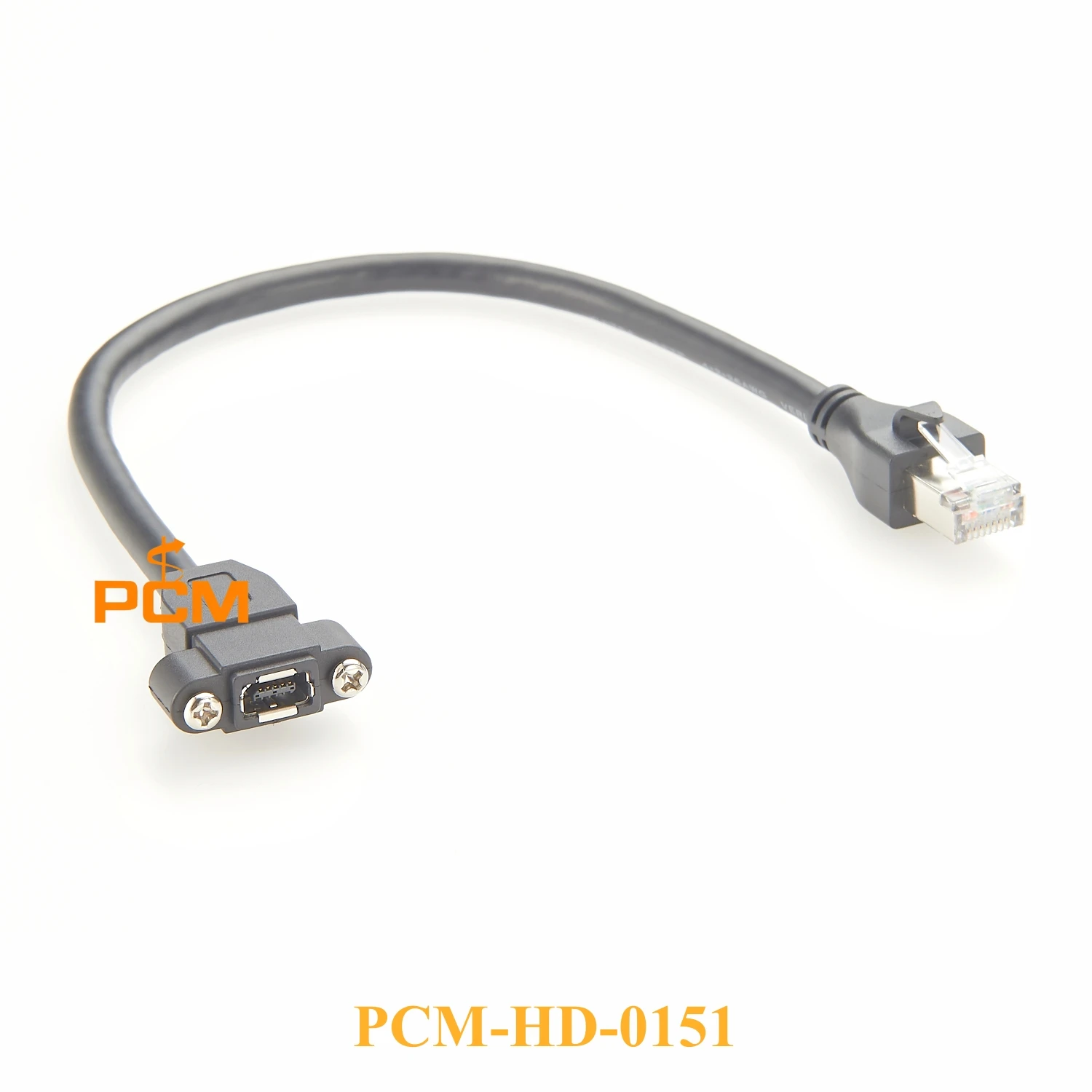 IX Industrial A Key Female to RJ45 Male Cable CAT6A SFTP 10Gbps Ethernet Cord Compatible with Harting and Hirose IX40G-A-10P-JC