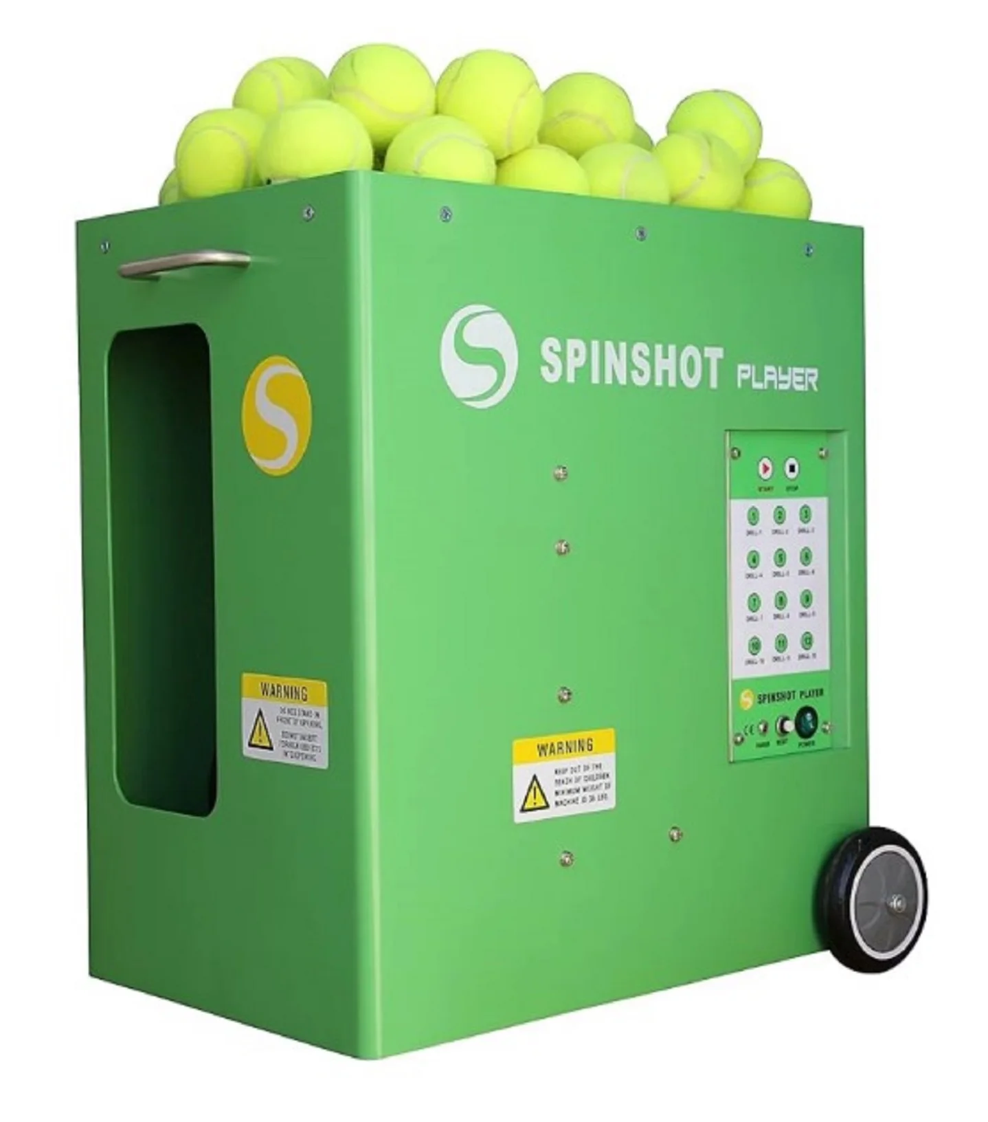 VENTAS SUPERIORES Spinshot Player Plus II 2 Máquina de dos pelotas de tenis con teléfono Precios al por mayor remotos