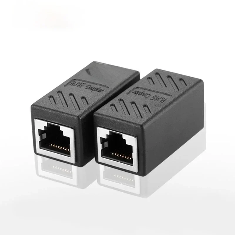 Nouveau connecteur RJ45 Cat7/6 adaptateur Ethernet Interface Gigabit convertisseur d'extension réseau pour câble d'extension femelle à femelle