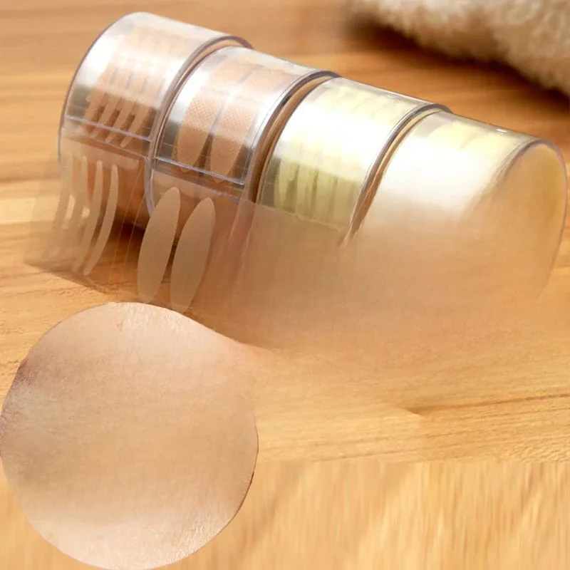 600 Stück doppelt gefaltete Augenlid-Klebeband-Aufkleber, unsichtbare Spitze, Wimpernverlängerung, selbstklebend, unter den Wimpern, Schatten-Patch, Schönheitswerkzeug