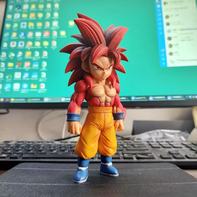 17cm Dragon Ball Daima Super Saiyan 4 Goku Anime Figure Ss4 Son Goku Action Figurine Pvc Model Ornament Collectible Gifts