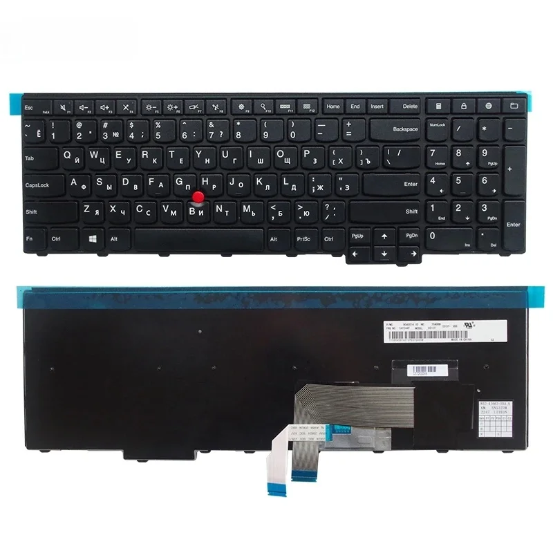 Klawiatura US/UK/SP/RU do Lenovo ThinkPad W540 W541 W550s T540 T540p T550 L540 Edge E531 E540 P50S L570 0C44592 0C44913 0C44952 — zdjęcie produktu 7