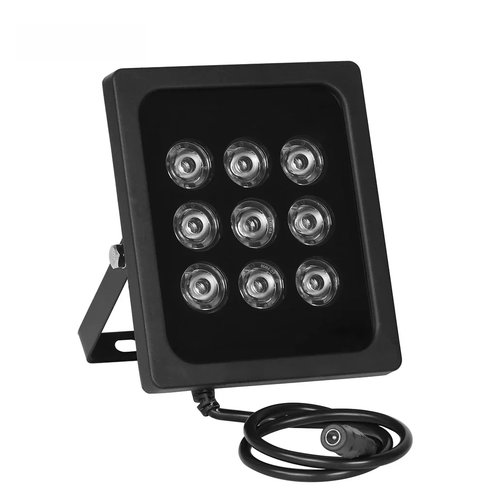 AZISHN CCTV 9 sztuk diod led oświetlacz IR podczerwieni lampa IR odkryty CCTV światła wypełniającego Night Vision dla CCTV kamera monitorująca — zdjęcie 2