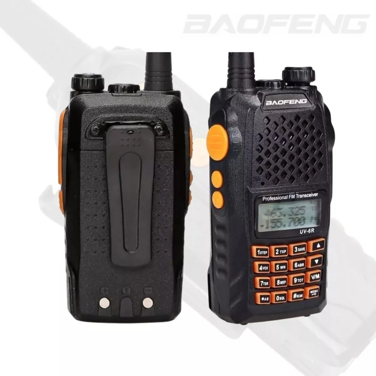 Baofeng UV-6R Ht Radio Communicator Dual Band U/VHF Fm High Frequency Communication Advanced Technology in Your Range
