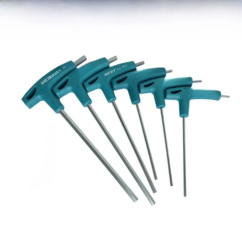AliExpress NONE   1PCS/6PCS T Handle Hex Allen Key Screws Screwdriver Bike Repair Tools, Bicycle Assembly  Wrench 2/2.5/3/4/5/6/8mm Allen Key