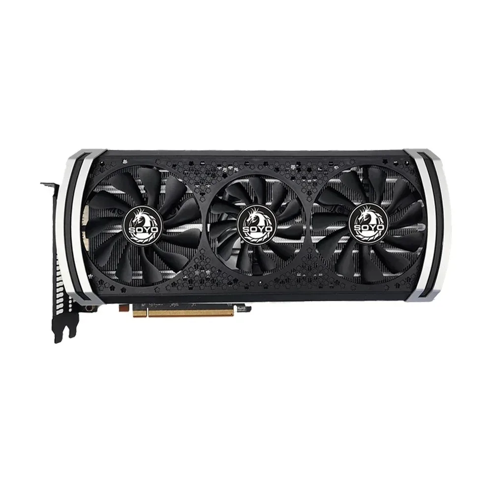 USED SOYO AMD Graphics Card Radeon RX580 RX5700XT 5500XT RX6600 6600XT 6600M GDDR6 Video Memory Gaming Card