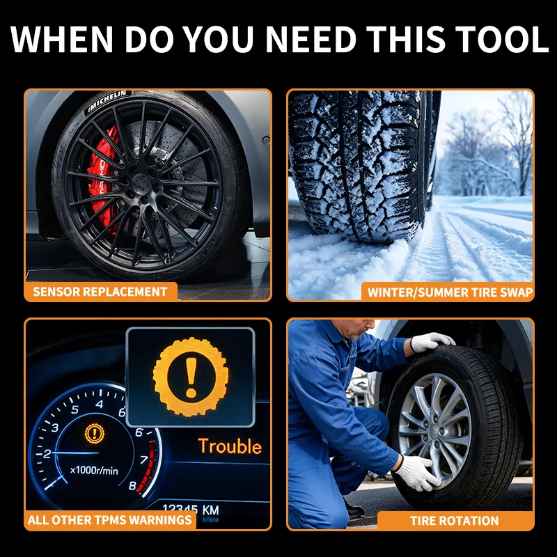 EL-50448 OEC-T5 TPMS Tire Pressure Sensor Relearn Tool for GM Chevrolet Buick GMC Cadillac Tire Pressure Monitor Reset Activator - view 5