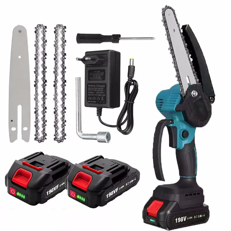 Makita – scie à chaîne électrique Portable de 6 pouces, coupe-bois pour arbre, outil électrique de jardinage, Compatible avec batterie