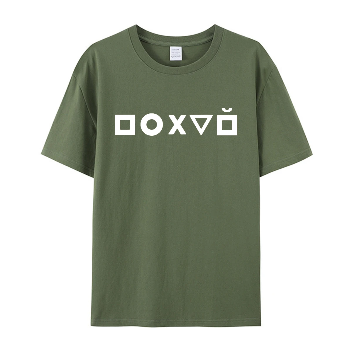 Charcoal Black Men's 100% Cotton Shirt Summer Cool Elegant Tee Classic Boutique Simple Design Four Seasons Unisex Large T-Shirt