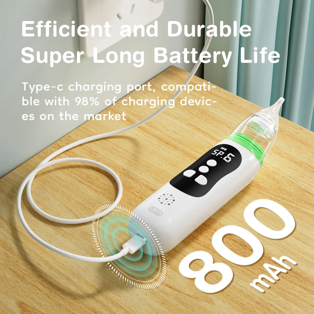 drisla-電動鼻吸い器、赤ちゃんや子供向けの鼻腔クリーナー。usb充電式で、音楽機能付き。
